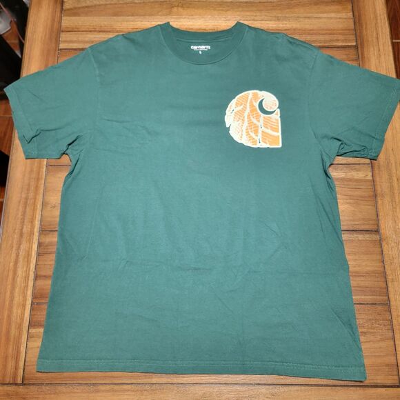 Carhartt SS Dark Green Unisex Tee "Good For The Longhaul" - Size Large - Picture 3 of 5